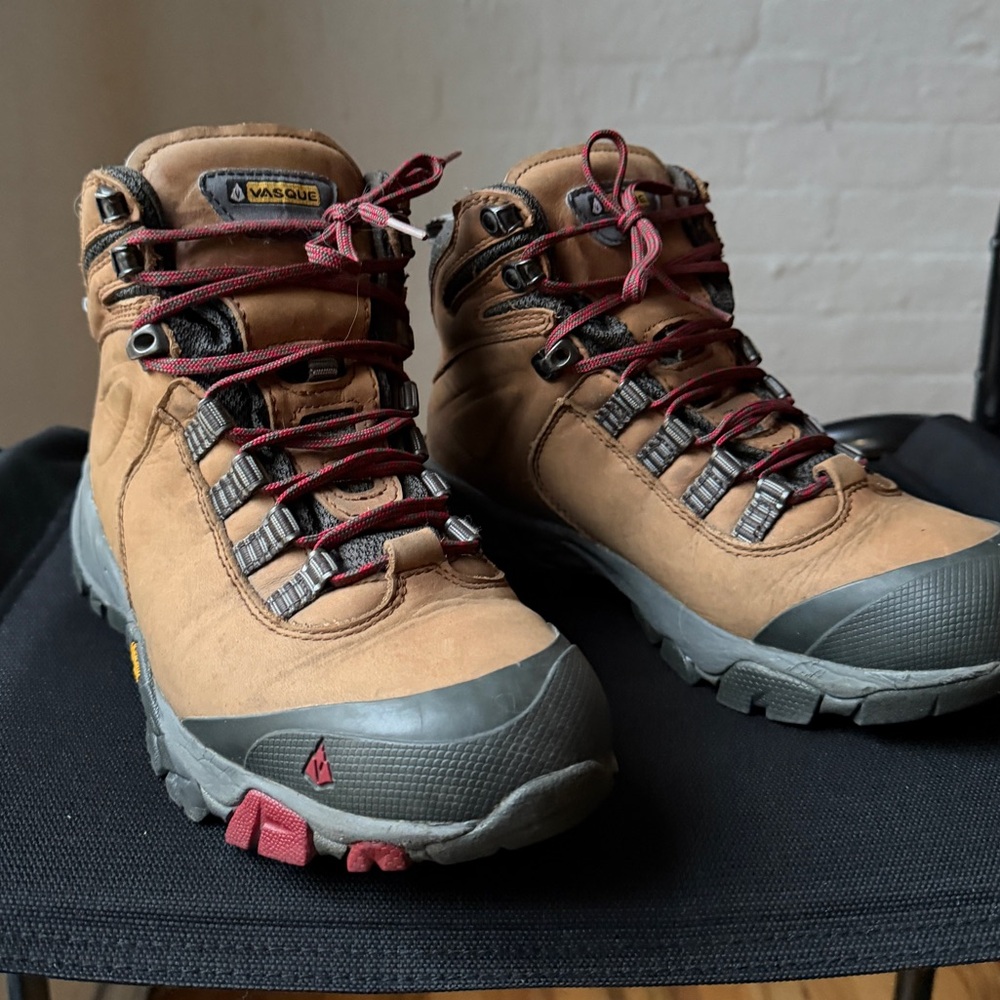 Tan and Gray Women’s Hiking Boots